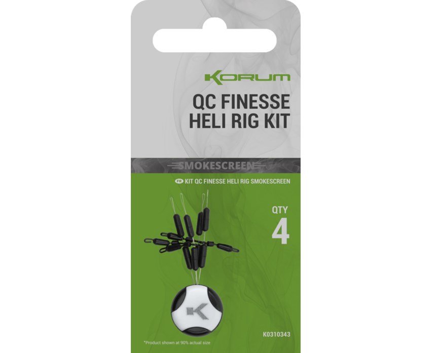 Korum Montáž Smokescreen QC Finesse Heli Rig Kit